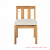 dining chairs with natural minimalist cushion sumenep series 58