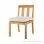 Dining Chairs With Natural Minimalist Cushion Sumenep Series