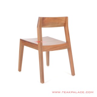 Kursi Cafe Minimalis Kayu Jati Zagato Golden Teak