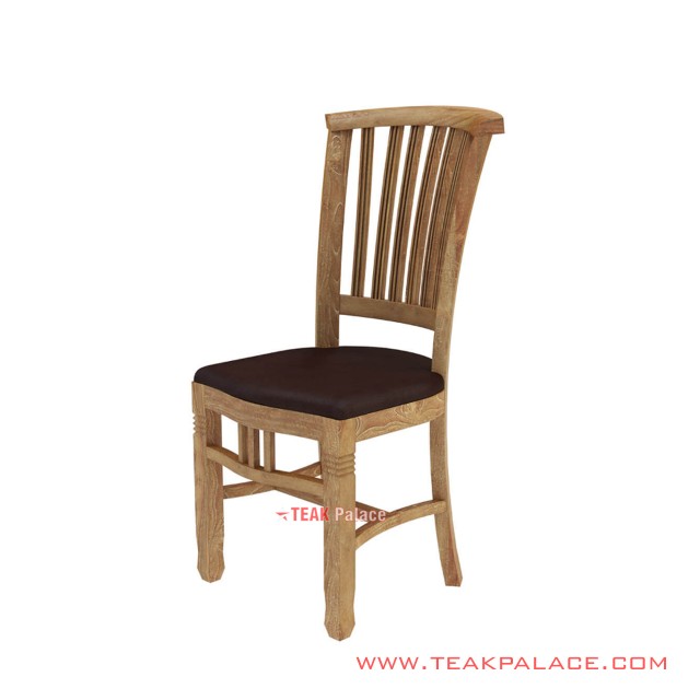 Silva Kursi Makan Jati Murah White Wash Rustic