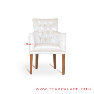 Kursi Jati Minimalis Wilona Putih