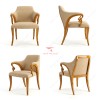 Harada Series Luxury Modern Teak Wood Dining Chair Harada Series Luxury Modern Teak Wood Dining Chair