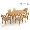Set Kursi Meja Makan Minimalis 6 Kursi Mewah Seri Harada – 100% Kayu Jati Solid Set Kursi Meja Makan Minimalis 6 Kursi Mewah Seri Harada – 100% Kayu Jati Solid