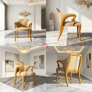 Kursi Makan Tanganan Minimalis Modern Kayu Jati Seri Harada Kursi Makan Tanganan Minimalis Modern Kayu Jati Seri Harada