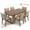 Buy Minimalist 6-Seater Dining Table Set Manado Series – Solid Teak Wood Jepara