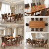 Meja Makan Minimalis Mewah 8 Kursi Kayu Jati Seri Manado| TEAK PALACE Meja Makan Minimalis Mewah 8 Kursi Kayu Jati Seri Manado| TEAK PALACE