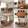 Modern Luxury 8-Seater Teak Dining Set - Manado Series