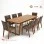 Modern Luxury 8-Seater Teak Dining Set - Manado Series
