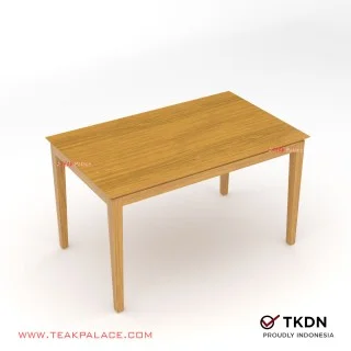 Meja Makan Kayu Jati TKDN untuk 4 Kursi Seri Kutai 130 Meja Makan Kayu Jati TKDN untuk 4 Kursi Seri Kutai 130