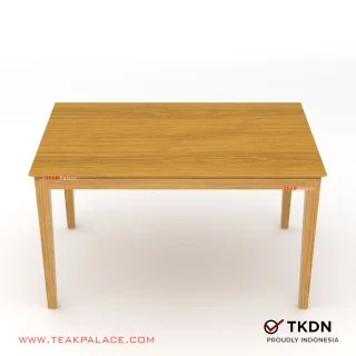 Meja Makan Kayu Jati TKDN untuk 4 Kursi Seri Kutai 130