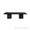 luxury teak black dining tables ten people wilona series 70