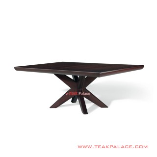 Meja Makan Jati Minimalis 4 Kursi seri Mona