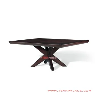 Meja Makan Jati Minimalis 4 Kursi seri Mona