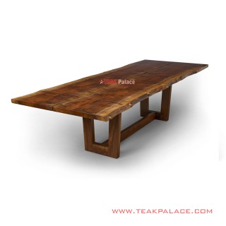 Meja Makan Kayu Jati 10 Kursi seri Duette