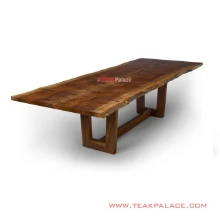 Meja Makan Kayu Jati 10 Kursi seri Duette