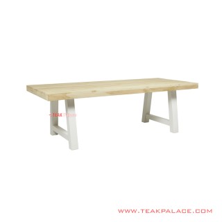 Meja Makan Felix Kayu Jati Minimalis