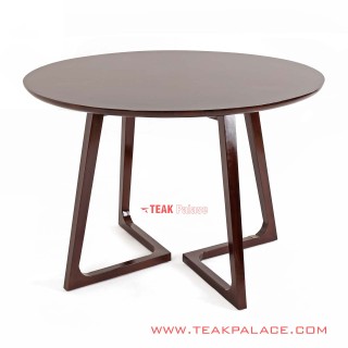 Meja Makan Kayu Jati 120 cm Seri Mondy