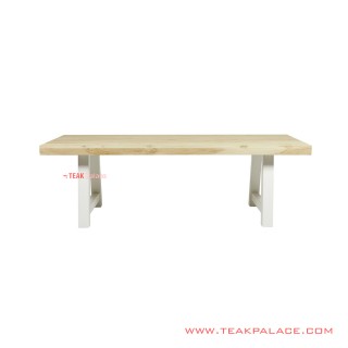 Meja Makan Felix Kayu Jati Minimalis