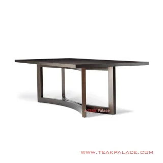 Meja Makan Grey Walnut Untuk 8 Orang Seri Nexus