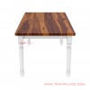 brown minimalist dining table semarang series box 68