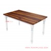brown minimalist dining table semarang series box 67