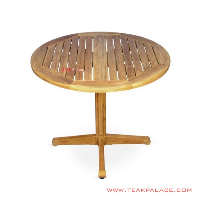 Meja Makan Minimalis Round Seri Wagga Jati Solid meja makan minimalis round seri wagga jati solid 60