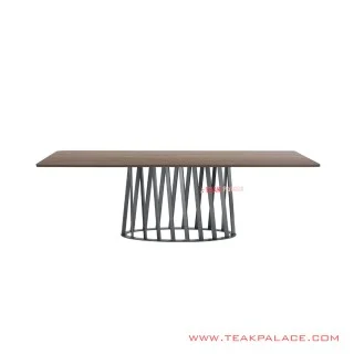 Meja Makan Kaki Besi Unik Minimalis Seri Cosmo