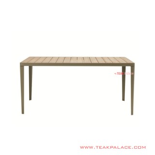 Meja Taman Gambiran Jati Natural Minimalis