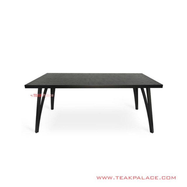 Dining Table Black Teak Viggo Series dining table black teak viggo series 60