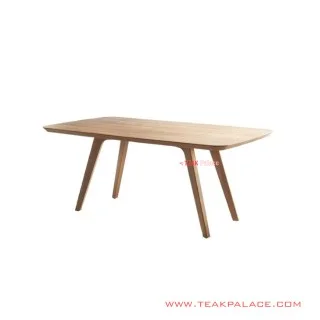 Meja Makan Kayu Jati 6 Seater Sukatani
