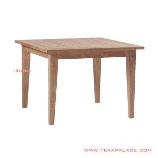 Meja Makan Taman Minimalis Jati Judai Natural