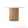 Dining Table Minimalist Round Marble Leaves Daisen Series dining table minimalist round marble leaves daisen series 63