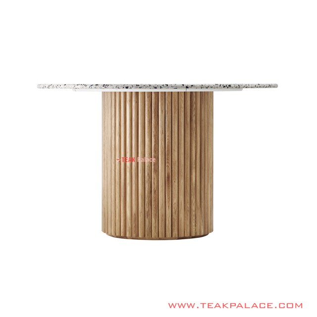 Dining Table Minimalist Round Marble Leaves Daisen Series dining table minimalist round marble leaves daisen series 61