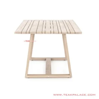 Meja Makan Minimalis Ampera Kayu Jati Natural Meja Makan Minimalis Ampera Kayu Jati Natural