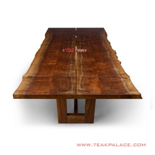 Meja Makan Kayu Jati 10 Kursi seri Duette