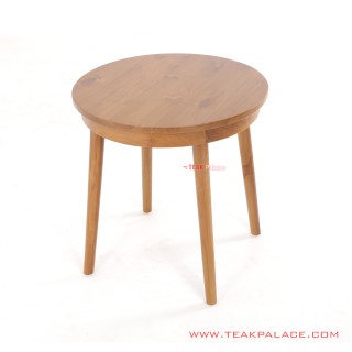 Meja Bundar Jati Moro Minimalis