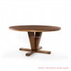 Siwon Round Salak Brown Minimalist Round Dining Table siwon round salak brown minimalist round dining table 53