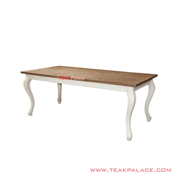 aulia series white rustic minimalist classic dining table 63