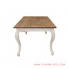 aulia series white rustic minimalist classic dining table 68