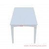 dining table perry series minimalist white duco 65