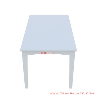 Meja Makan Seri Perry Minimalis Duco Putih 