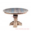 classic round rustic dining table jessica series 62