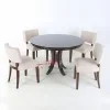 Set Kursi Meja makan Jati Seri Mona 4 Seater