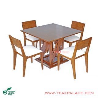 Meja Makan Set 4 Kursi Seri Metropolis Meja Makan Set 4 Kursi Seri Metropolis