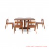 Zagato Minimalist 6 Chairs Dining Table Set zagato minimalist 6 chairs dining table set 66