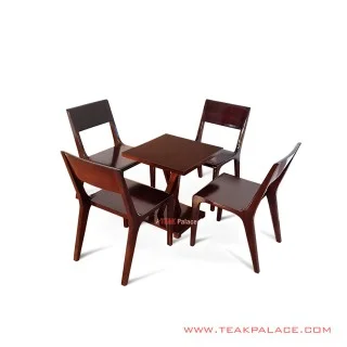Set Kursi Cafe Solo Minimalis Jati