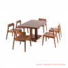 Zagato Minimalist 6 Chairs Dining Table Set zagato minimalist 6 chairs dining table set 65