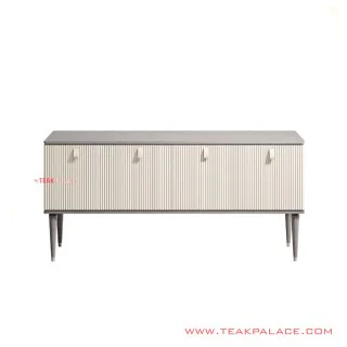 Buffet Jati Duco White Ivory Seri Juwita