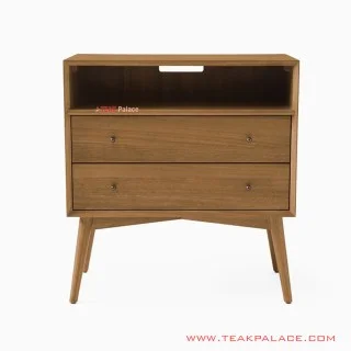 Bafilo Buffet 2 Laci Minimalis Kayu Jati