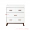 Buffet 5 Drawer Minimalist White Duco Jennie Series buffet 5 drawer minimalist white duco jennie series 66